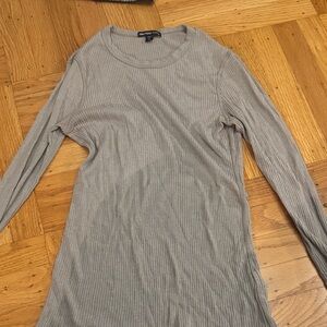 James Perse Ribbed Cotton Top – Size 2